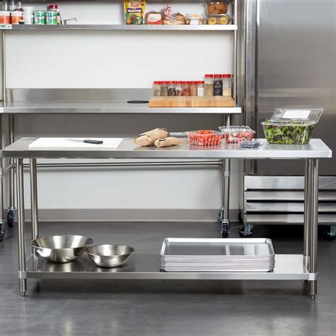 stainless steel kitchen work table